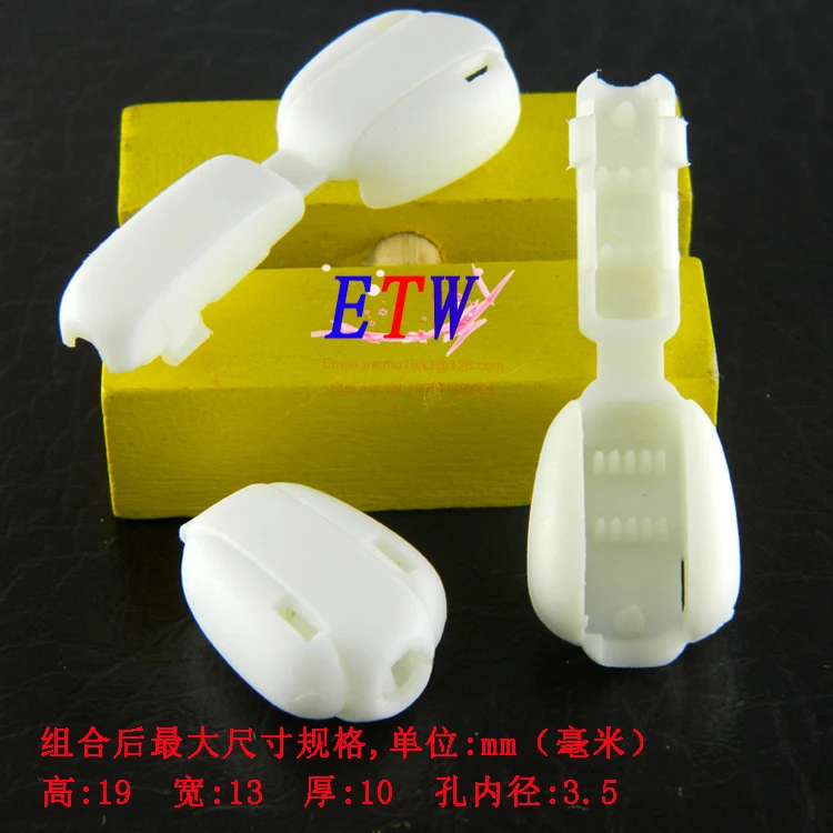 

Free shipping Wholesale High Quality Nylon cord lock, spring stopper, cord stopper 200 pcs/lot for garment bag shoes