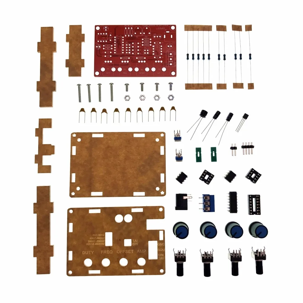 ICL8038 DC 12V 5 HZ-400 KHZ функция генератор сигналов DIY Kit синусоидальный треугольник квадратной пилообразной волны выход