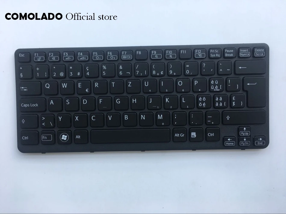 

SW Swiss Laptop keyboard for Sony VPC-CA VPCCA VPC CA black with frame keyboard SW Layout