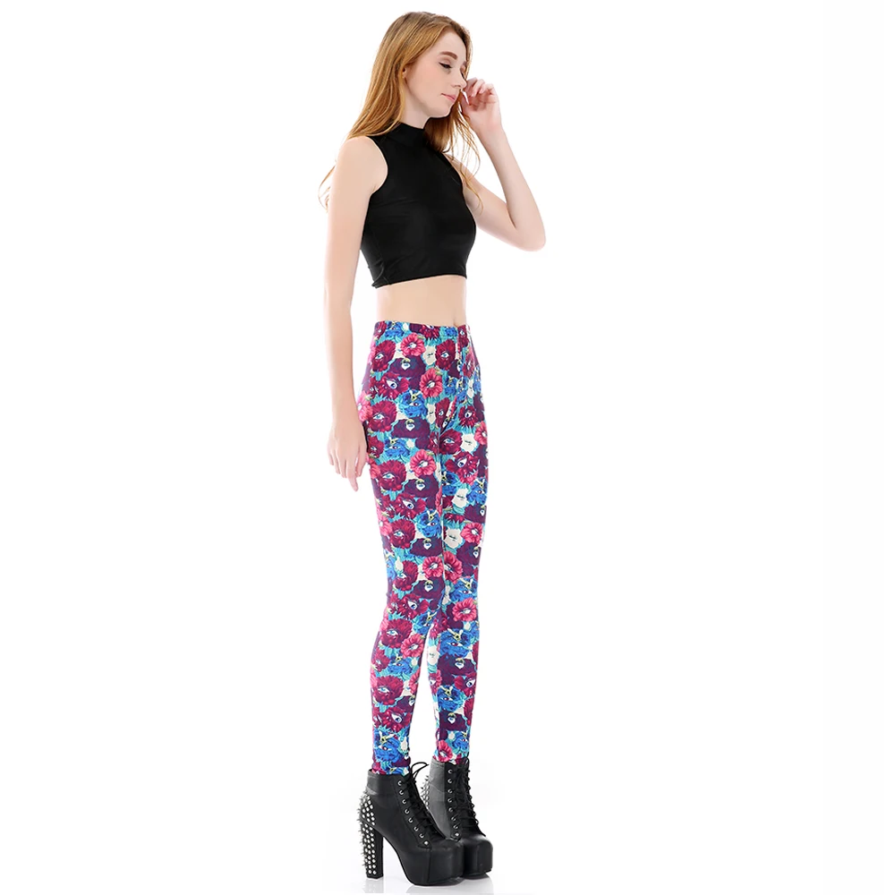 Женские эластичные леггинсы с цифровым принтом 7 размеров|fitness clothing|women leggingswomens