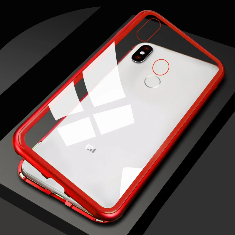360 чехлы с полной защитой для Xiao mi Red mi Note 7 Чехол из закаленного стекла красный mi Note 7 Магнитный флип-чехол для телефона xao mi Red mi note7