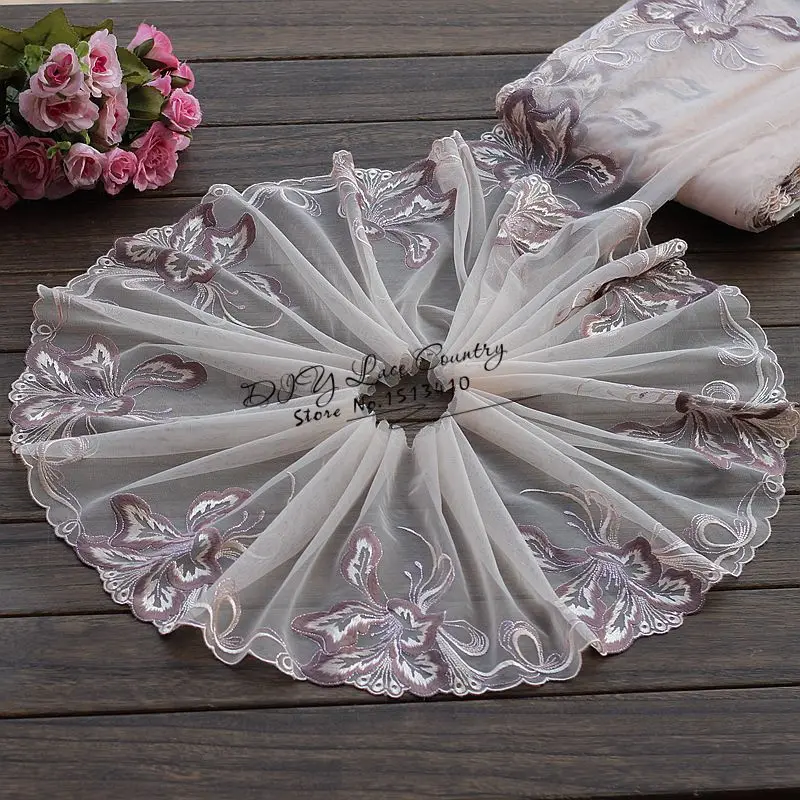 tulle with lace