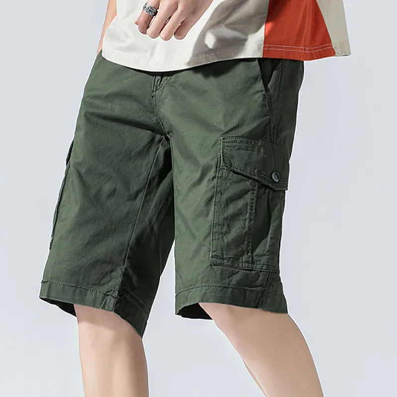 Promo 2019 New Summer Men's Leisure Goods Shorts Quality Elastic Cotton Fashion Men Compressed Shorts Young Men Shorts