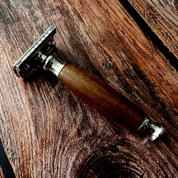 Набор для бритья, 5 шт., щетка для удаления волос, щетка для бритья, бритва, держатель для бритвы, подставка, деревянная ручка, бритва, набор для бритья, набор для мужчин - Цвет: JZ-1014C