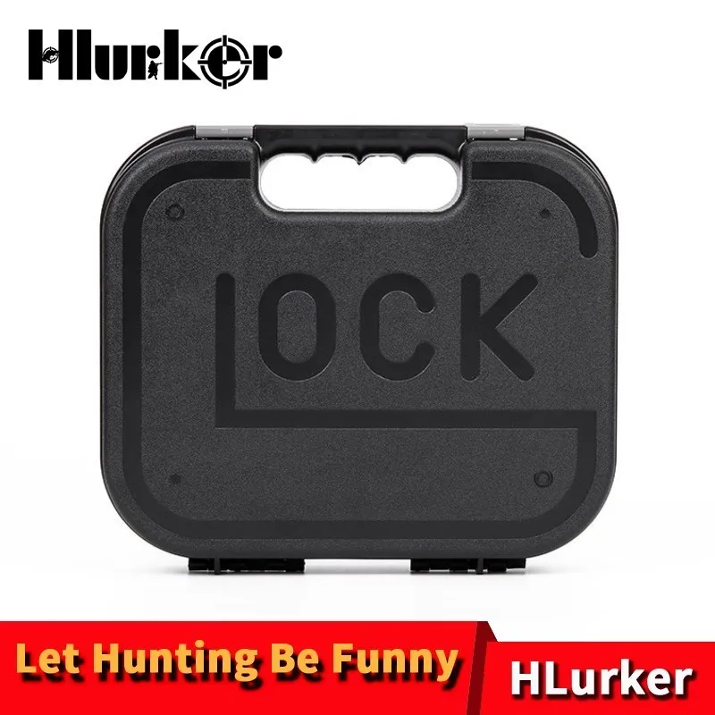 

Hunting Tactical GLOCK 17 43 30 Accessories Anti-Impact Black Pistol Case Handgun Gear Box Gun Case With Padded Foam Lining