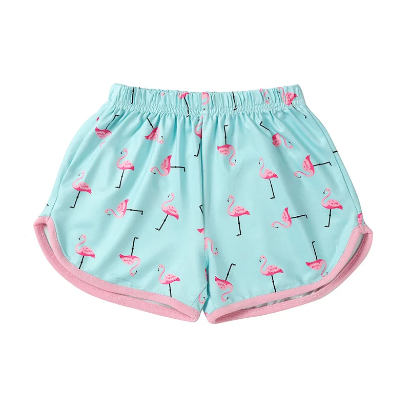 Summer Girl Clothing Set Children Cartoon Rainbow Unicorn T-shirt Tops And Shorts Suit Baby Girls Sports Clothes Sets For 2-6 Y (9)