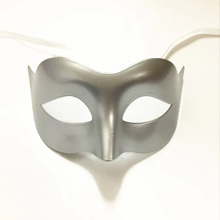 9 цветов Мужской Женский сексуальный костюм маска для выпускного вечера Венецианская маска Марди Грас вечерние танцевальный маскарадный мяч Хэллоуин маска маскарадный костюм - Цвет: silver