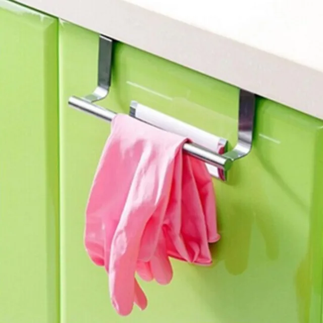 Best Offers Stainless Steel Towel Bar Holder Over the Kitchen Cabinet Cupboard Door Hanging Rack Storage Holders Accessories 8 Best Offers Stainless Steel Towel Bar Holder Over the Kitchen Cabinet Cupboard Door Hanging Rack Storage Holders Accessories 8