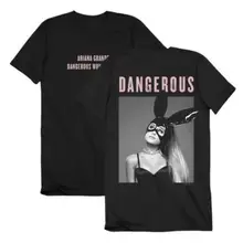 Эксклюзивная опасная женская футболка, женская футболка, одежда для девочек, Женские повседневные топы с забавным принтом и розовыми буквами