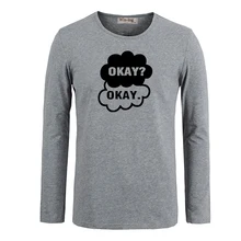 Hermosa Bajo La Misma Estrella BIEN Los Hombres de Algodón Largo manga Remata camisetas para Boy Casual Anime cosplay de la familia T camisa