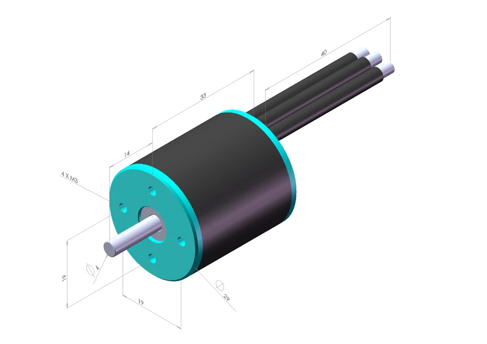 Cheap brushless motor