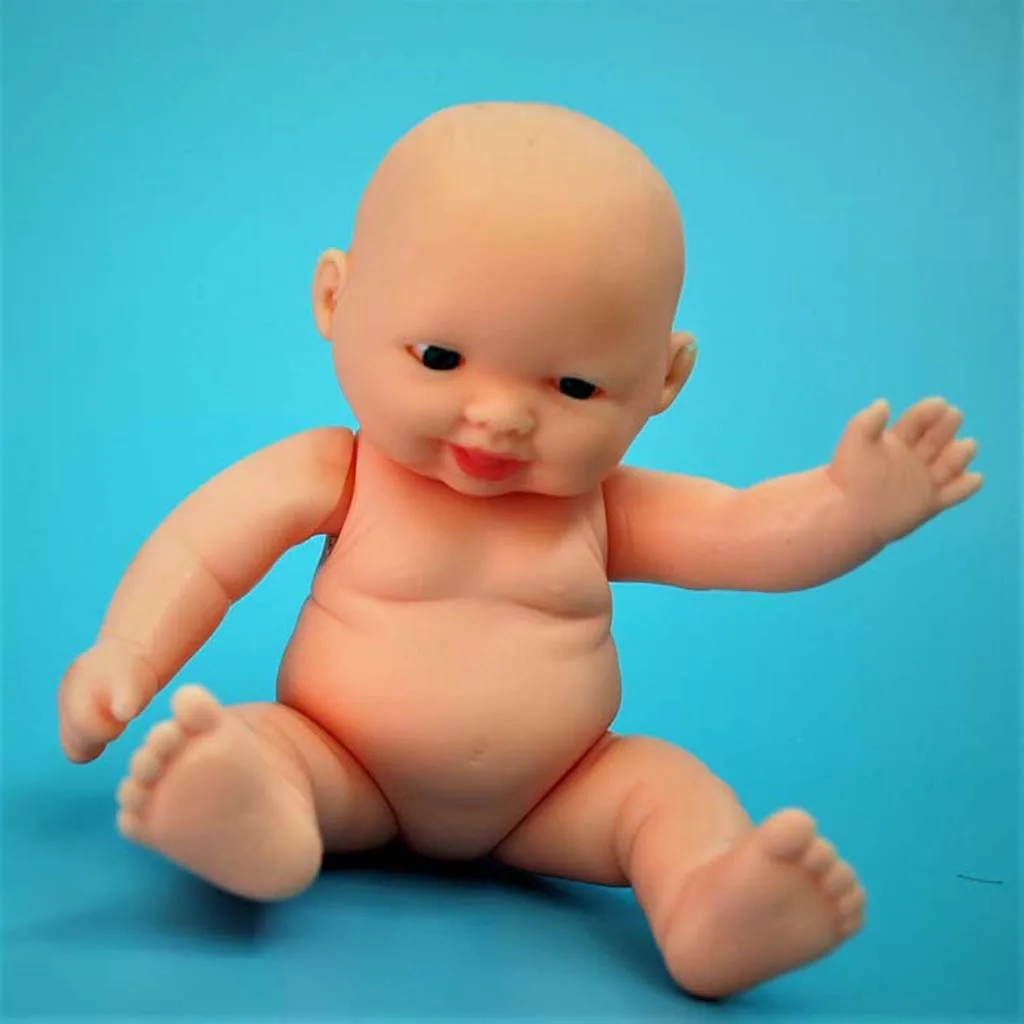 11cm Realistic Vinyl Baby Doll Lifelike Newborn Girl Doll Simulation Soft Child Baby Doll Toys Simulation Dolls 