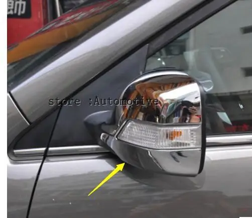 Автомобильное зеркало заднего вида и покрытия/хромированная крышка зеркала 2 шт./компл. подходит для Гарвардской H6