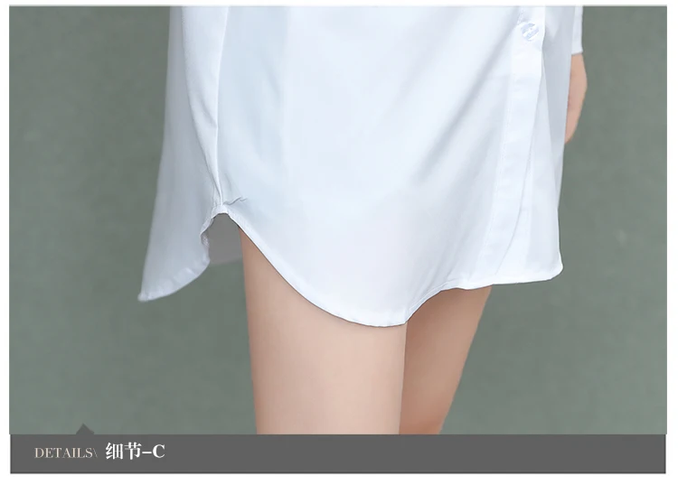 Макси 5XL Chemisier Femme женские s Топы Мода Осень белая рубашка женская блузка с длинным рукавом Корейская женская одежда Roupas Femininas