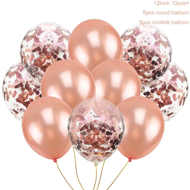 Йориу латексные конфетти для воздушного шара воздушные шары для дня рождения воздушные шары набор «С Днем Рождения» воздушный шар Oh Baby Shower мальчик девочка Свадебная вечеринка Сувениры - Цвет: Color 1
