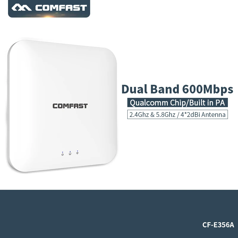 

Comfast 600Mbps Wireless Ceiling Router Dual Band Access Point AP Wifi Signal Amplifier WIFI Extender Signal Bosster 5G Router