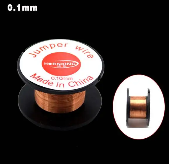

1PCS 0.1mm Copper Solder Soldering PPA Enamelled Reel Wire Jumper wire
