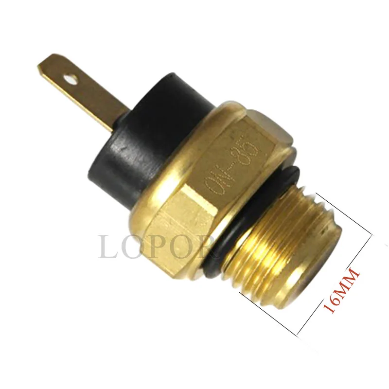 

LOPOR For Honda VT1100C VT600C VT750C SHADOW VTR1000F SUPER HAWK VTX1300 NSS250 Reflex Coolant Radiator Fan Thermo Sensor Switch