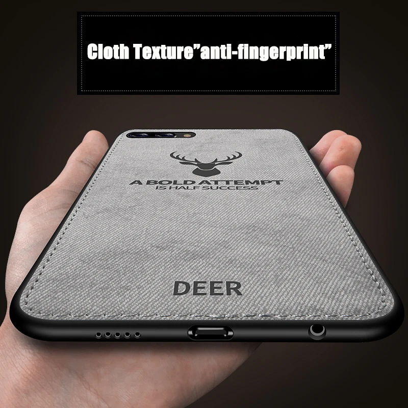 Shockproof 3D Cloth Leather Soft TPU Bumper Case For Huawei Honor 8 9 10 lite V10 V20 Cover P10 Plus P8 P9 Lite 2017 |