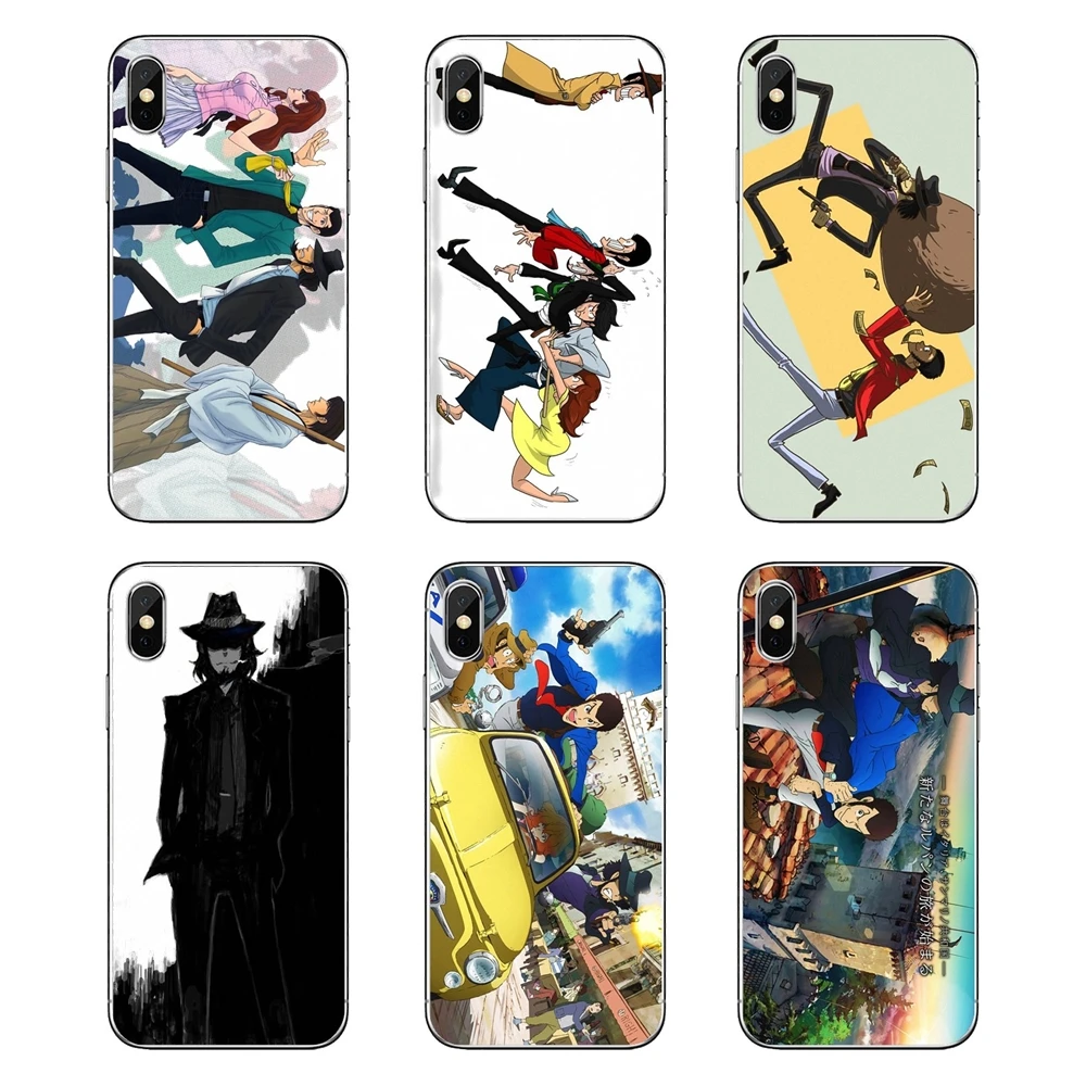 

For iPod Touch iPhone 4 4S 5 5S 5C SE 6 6S 7 8 X XR XS Plus MAX Lupin III Castle of Cagliostro Soft Transparent Shell Covers
