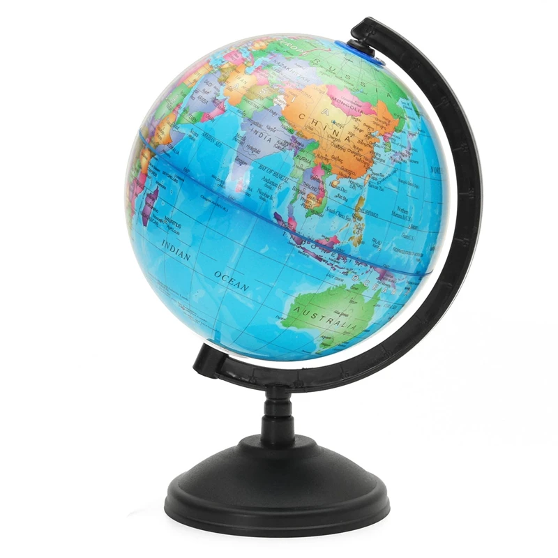 14cm LED Light World Earth Globe Map Geography Educational Toy With