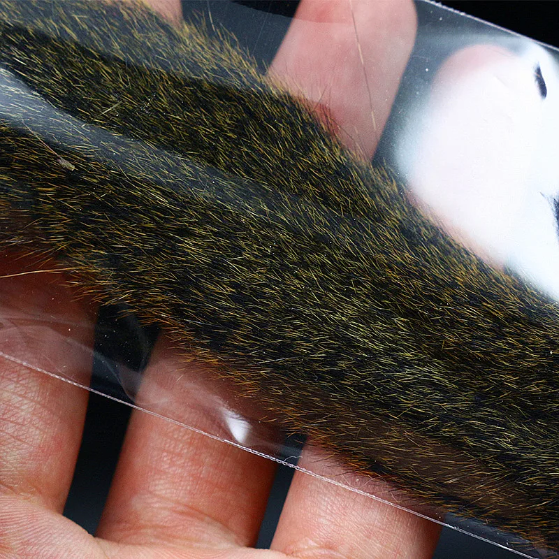 New 1combo Pine tree squirrel whole skin& squirrel tail versatile hairs&furs fly tying materials for hairwing salmon bait flies