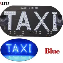 CARLITS 1PCS/Lot TAXI Car LED Indicator Light Taxi Panels Sign Green Signal Warning light Super Bright Red White Blue Green