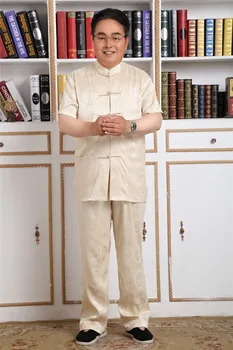 

Shanghai Story Short Sleeve Chinese Traditional Clohting Chinese kungfu Set Tai Chi Uniforms For Men Artes Marciais 6 Style