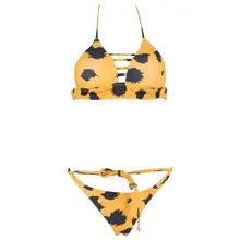 19004 сексуальный купальник с разрезом и высокой талией сексуальное бикини европейский и американский Летний Бикини