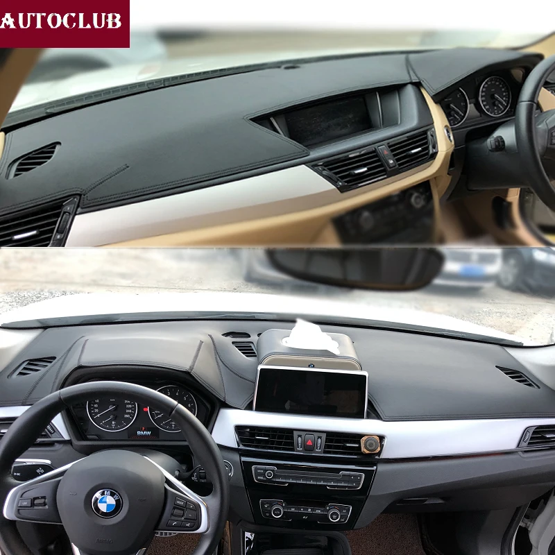 

For BMW X1 X2 E84 F48 2009-2019 Leather Dashmat Dashboard Cover Pad Dash Mat Sun shade 2010 2011 2012 2013 2014 2015 2016 2017
