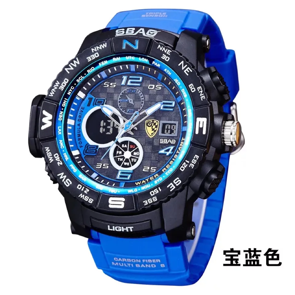 Goede Kopen Led Kinderen Horloge Mannen Jongen 3 Bar Waterdichte Sport