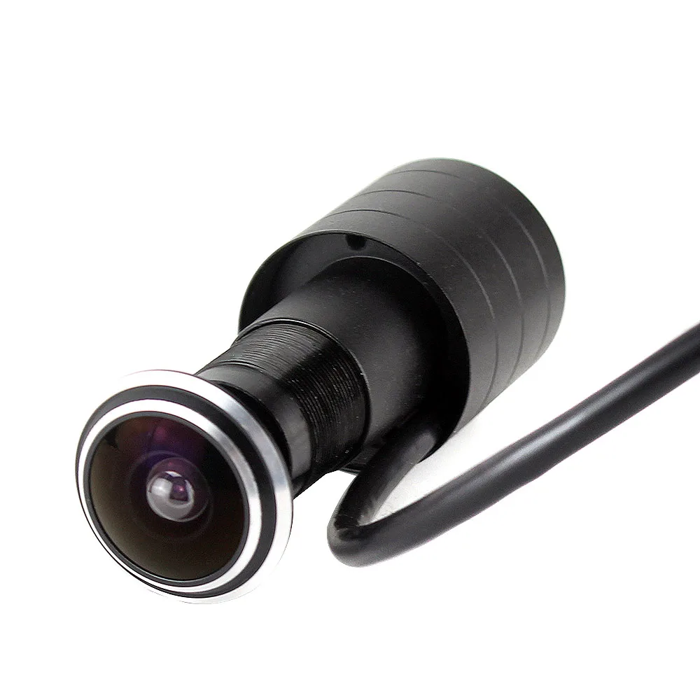  Onvif 1080P POE Indoor Network IP Camera Door Eye Hole H.264 1.78mm Lens Wide Angle 140Degree Mini 