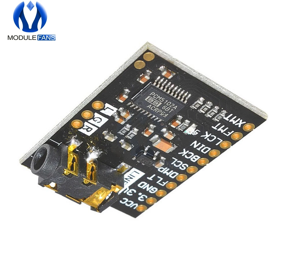 Звуковая карта для Raspberry Pi pHAT I2S модуль интерфейса IIC PCM5102 звуковая плата со