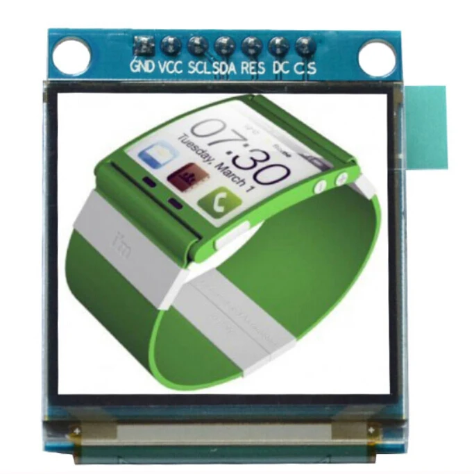 Цветной OLED дисплей 1 5 дюйма модуль SSD1351 128X128 RGB SPI для 51 STM32 Arduino FZ2209|resolution| |