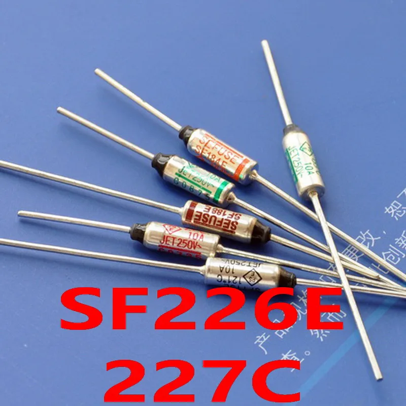 ( 5 pcs/lot) Thermal Fuse Microtemp Cutoff SF226E 227C, SEFUSE, 227