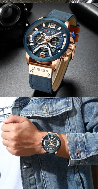 2019 Top marka CURREN modne męskie zegarki wojskowy skórzany wodoodporny kwarcowy zegarek męski Sport chronograf Relogio Masculino tanie tanio QUARTZ Klamra 3Bar Stop 24cm 14mm 24mm Okrągły Kwarcowe Zegarki Na Rękę Skóra Kompletna kalendarz Odporne na wodę 2019 Top marka CURREN modne męskie zegarki wojskowy skórzany wodoodporny kwarcowy zegarek męski Sport chronograf Relogio Masculino tanie tanio QUARTZ Klamra 3Bar Stop 24cm 14mm 24mm Okrągły Kwarcowe Zegarki Na Rękę Skóra Kompletna kalendarz Odporne na wodę