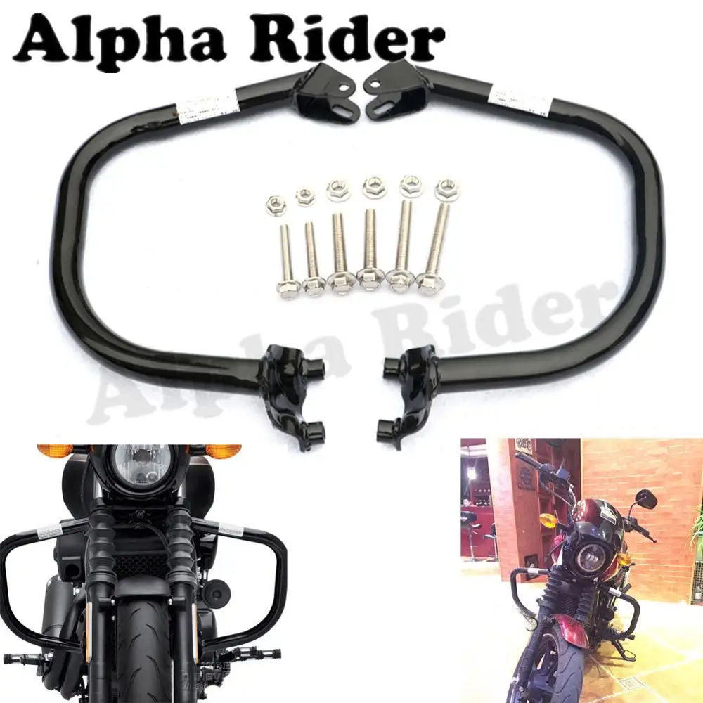 Pair Motorcycle Bumpers Buffers Knees Protectors Legs Crash Bars Engine