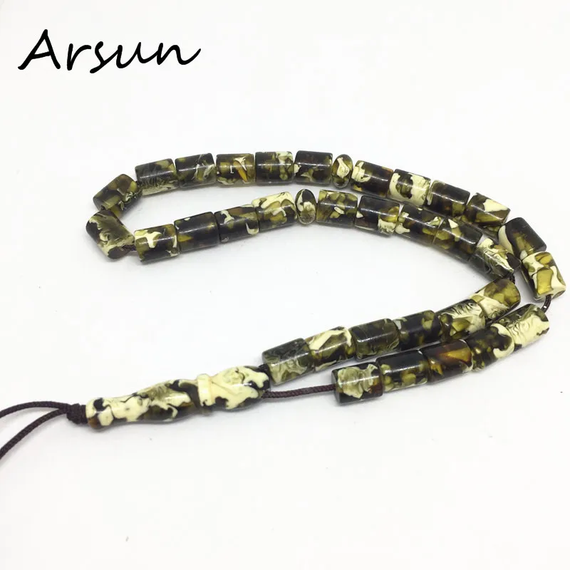 

33 Rosary muslim tasbih 6mm*8mm Small beads Allah misbaha sibha tesbih tespeeh Great Gifts Free Shipping