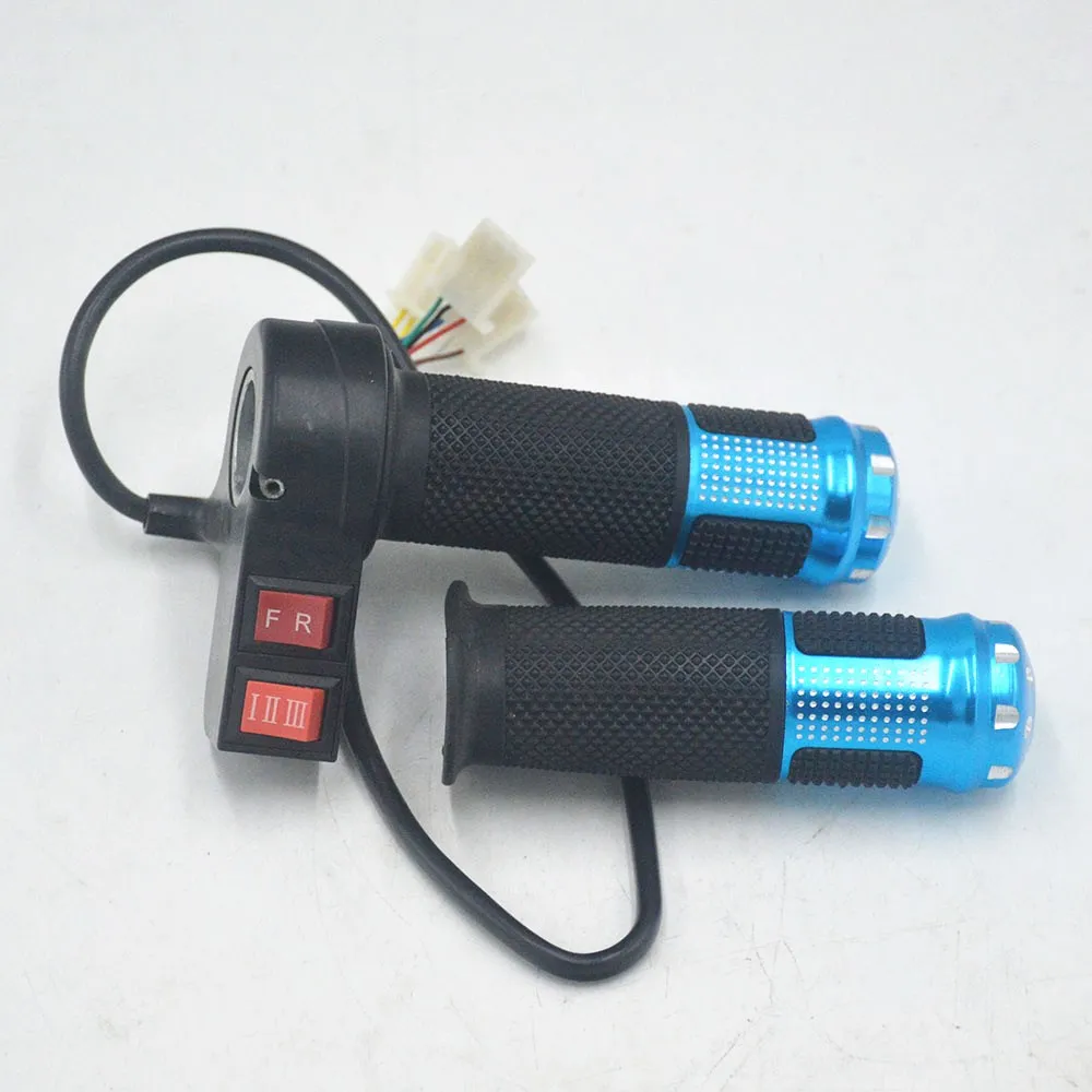 Flash Deal 24V/36/48V/64V/72V electric bicycle throttle with 3 speed controller and forward reverse function for ebike/scooter/tricycle 4
