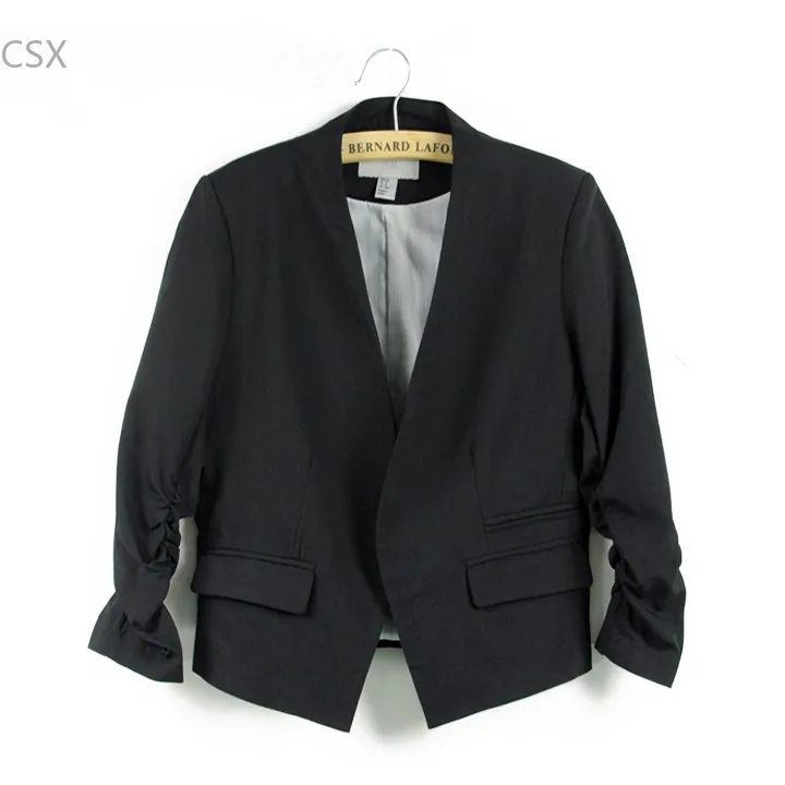 2016 blazer women suit blazer foldable brand jacket made of cotton with ...