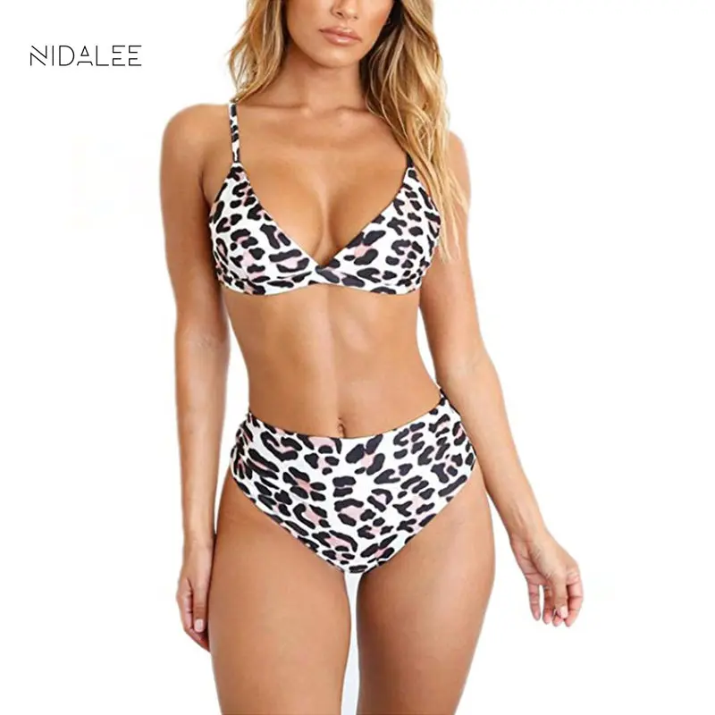 

NIDALEE Sexy Leopard Print Swimsuit Women Swimwear Bikini Push Up Femme Bathing Suit Maillot De Bain Mujer Biquini Swimsuits