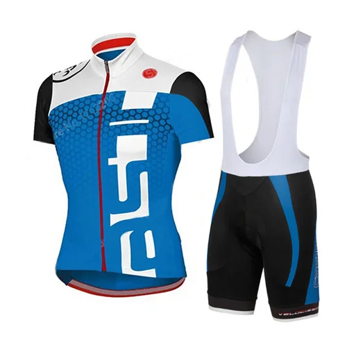 Cycling Clothing Bicycle Wear/Breathable Bike Maillot Cycling Sets /Short Sleeve Cycling Jerseys Sets Ropa Ciclismo Hombre - Цвет: Jersey and bib Pants