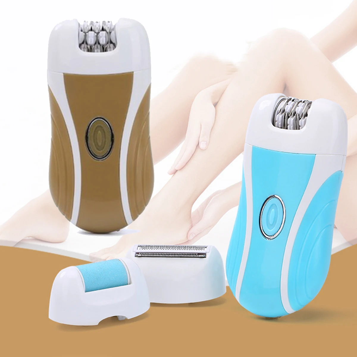 3 in 1 Body Hair Removal Electric Epilator Remover Shaving No Pain Shaver Callus