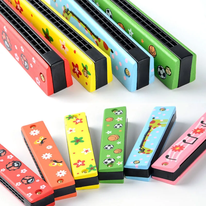 

Hot Selling Children's Kids Wooden Harmonica Kindergarten Fun Puzzle Educational Toys Baby Gifts -17