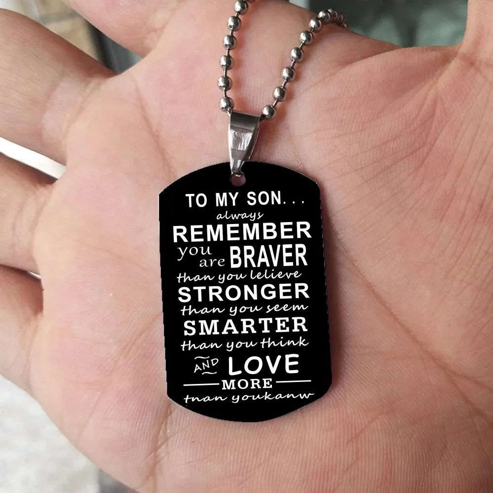 to  my son...