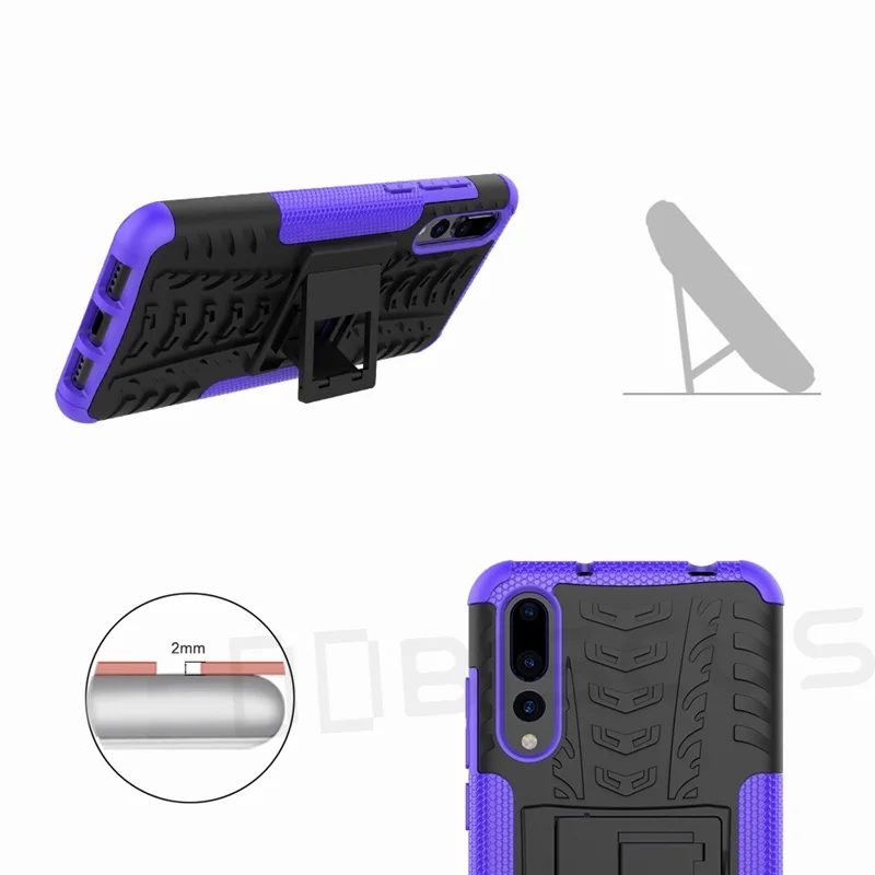 ShockProof Armor PC Plastic Case For Huawei Honor 20S 20 10 9 Lite 8A Prime 8S 8X 10i 9C 9A 9X Lite Cover