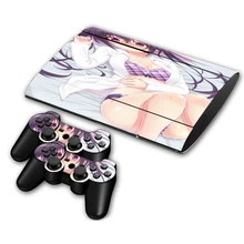 Skins Sticker Decal Cover for PS3 Super Slim 4000 Console Controller TN P3S4000 0637 SEXY GIRLS