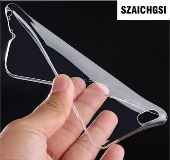 

SZAICHGSI wholesale 100pcs/lot Transparent Soft TPU Silicone mobile cell phone Case for iPhone 6/6s