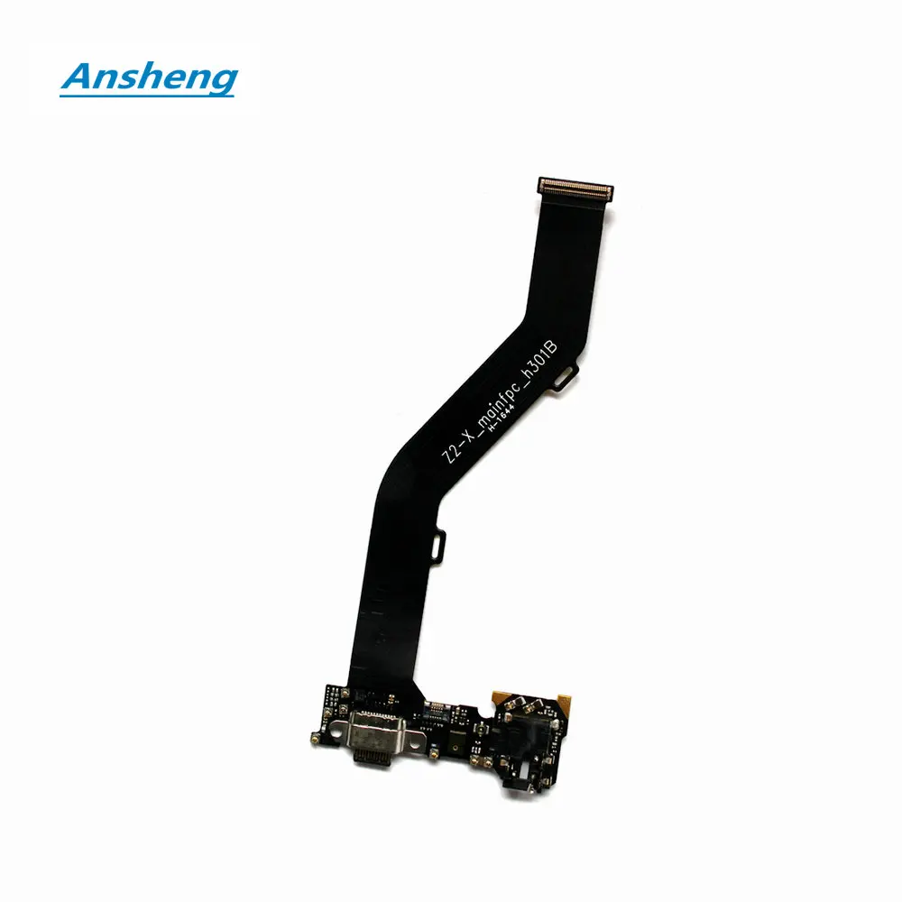 Ansheng зарядка через USB Порты и разъёмы Flex кабель с наушником Порты и разъёмы для zuk Z2 край z2151 z2-x