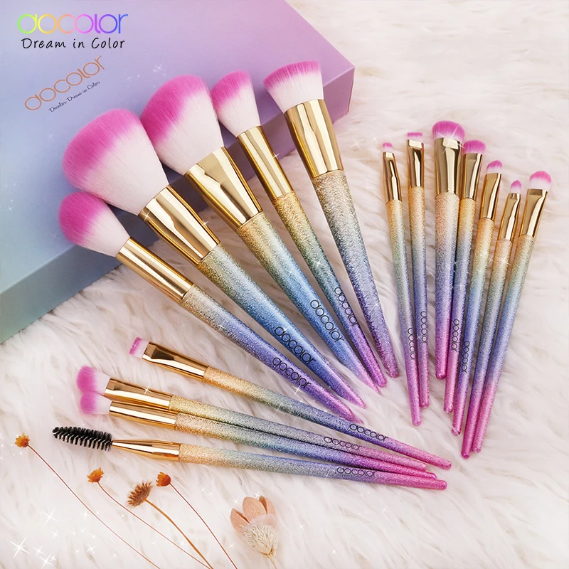 Buy Docolor Makeup Brushes 10pcs 16pcs  make up Fantasy  Set Foundation Powder Eyeshadow Kits contour brush makeup brush set